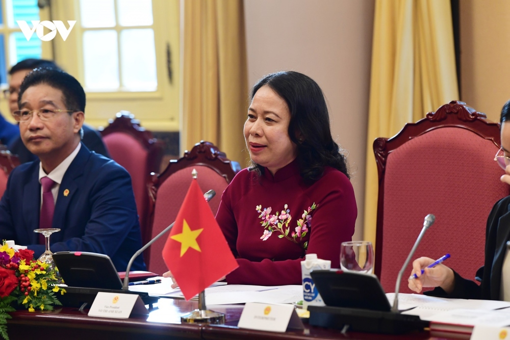 Tại hội đàm, Phó Chủ tịch nước Võ Thị Ánh Xuân nhấn mạnh mối quan hệ hợp tác gắn kết trong vòng 30 năm qua giữa Việt Nam và Nam Phi. Hai nước cũng ủng hộ nhau trên nhiều diễn đàn quốc tế đa phương quan trọng.