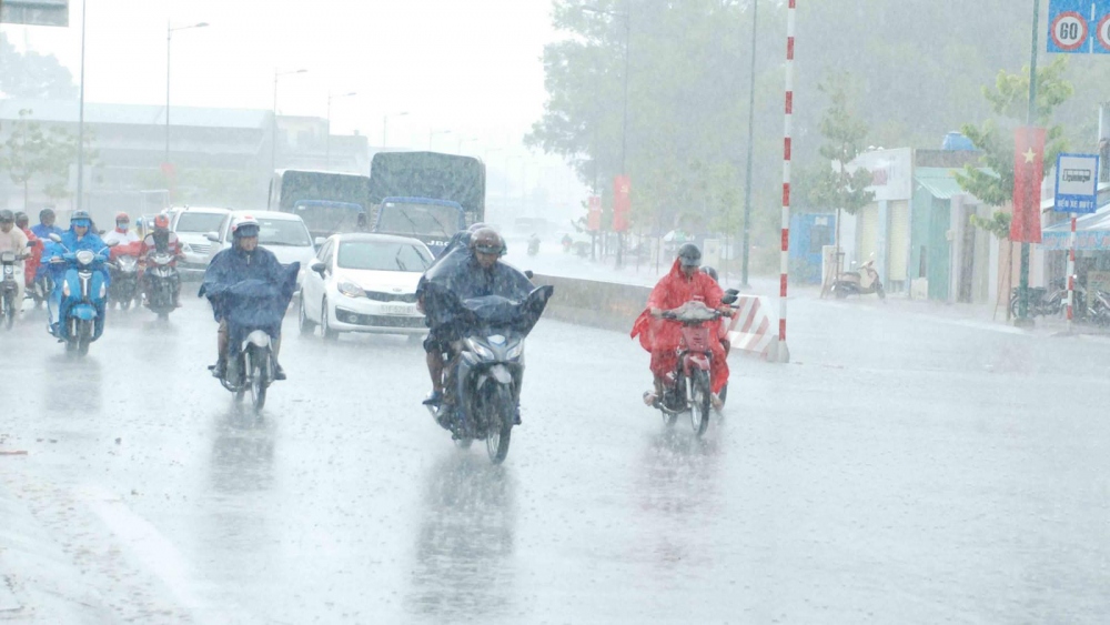 Khu vực Nghệ An đến Khánh Hòa có mưa rào rải rác