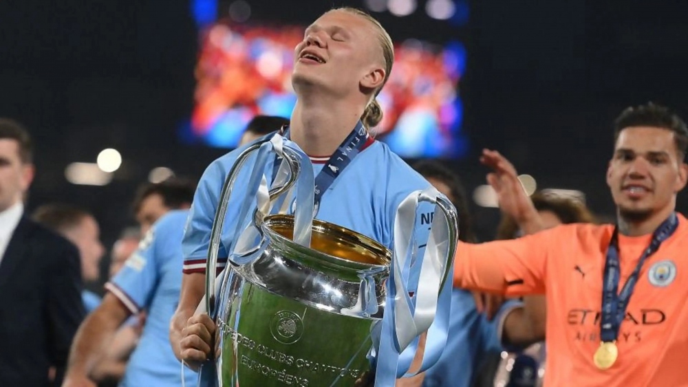 Haaland có mùa giải thành công rực rỡ cùng Man City. (Ảnh: Getty)
