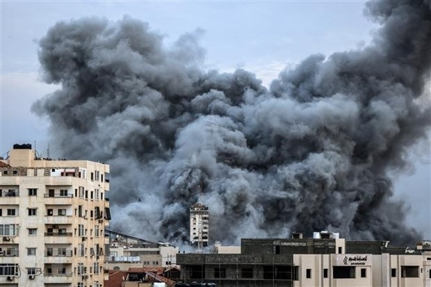 Xung đột Hamas-Israel ngày càng leo thang (Ảnh: AFP)