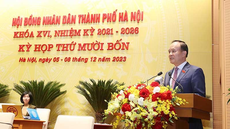 Chủ tịch HĐND thành phố phát biểu bế mạc kỳ họp HĐND thành phố Hà Nội khóa XVI