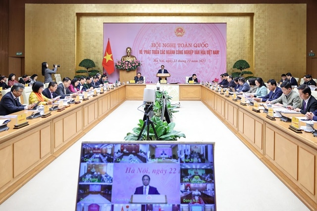 Hội nghị toàn quốc về phát triển các ngành công nghiệp văn hóa Việt Nam.