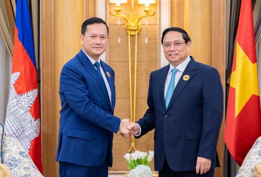 Thủ tướng Phạm Minh Chính và Thủ tướng Campuchia Hun Manet