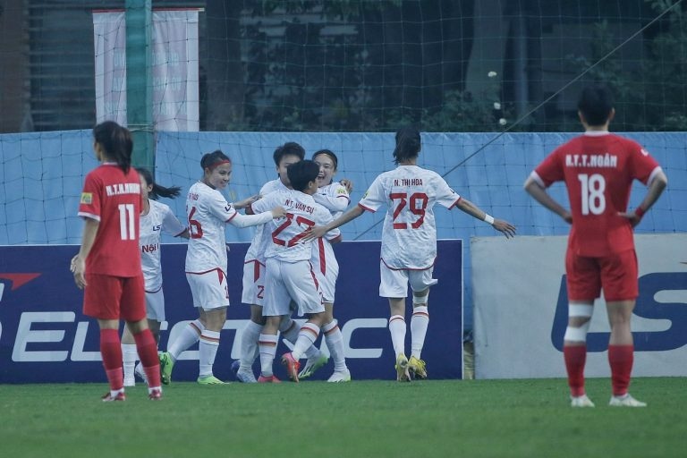 Hà Nội I thắng 2-0 trước TP.HCM I. (Ảnh: VFF)