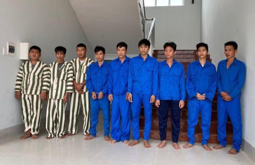 Khởi tố nhóm thanh niên gây rối trật tự công cộng ở Bà Rịa – Vũng Tàu (Ảnh: Công An Xuyên Mộc)