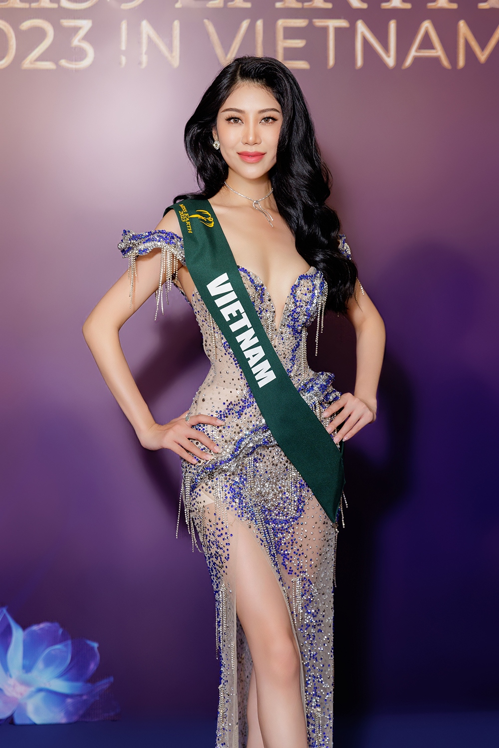 Đại diện Việt Nam tại Miss Earth 2023 - Hoa hậu Đỗ Thị Lan Anh.