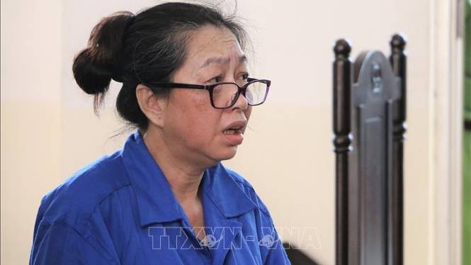 Bị cáo Nguyễn Thị Kim Hạnh (Mười Tường).