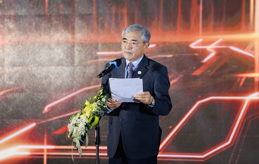 Ông Nguyễn Minh Hồng, Chủ tịch Hội Truyền thông số Việt Nam, Trưởng Ban chỉ đạo tổ chức giải thưởng phát biểu tại buổi lễ