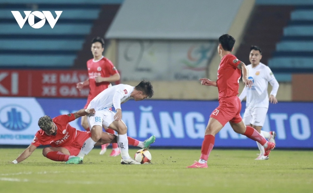 Thể Công Viettel đang khủng hoảng phong độ ở V-League 2023/2024. (Ảnh: W.S)