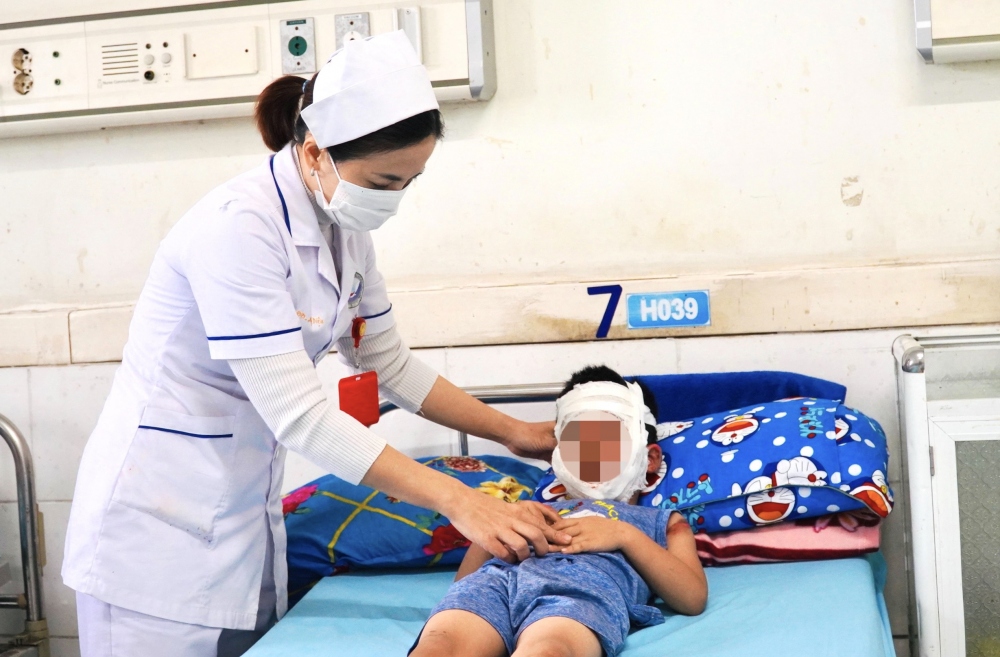 Tình trạng sức khoẻ của bệnh nhi đã tạm thời ổn định