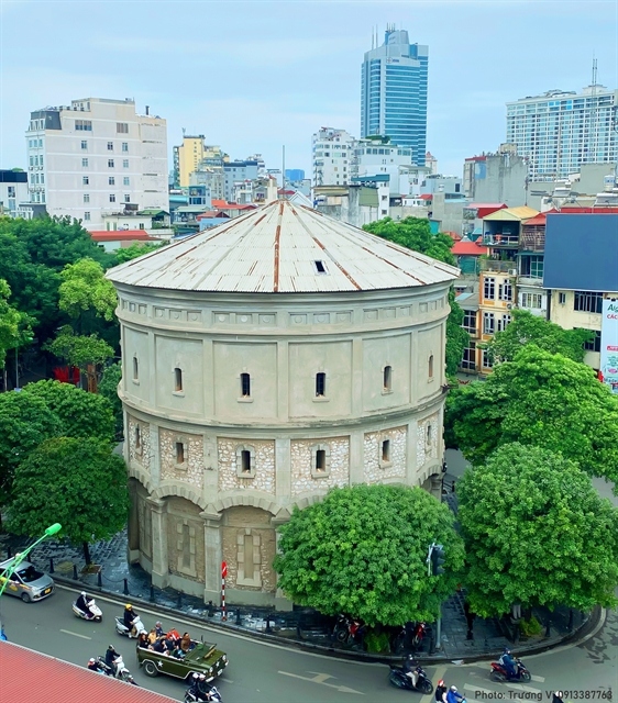 A view of Hang Dau Water Tower in Hanoi Capital City. Vietnam remains the destination of many foreign tourists. -- VNS Photo Truong Vi