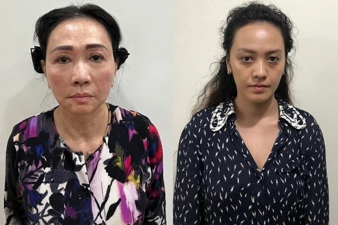 Bị can Trương Mỹ Lan và Trương Huệ Vân