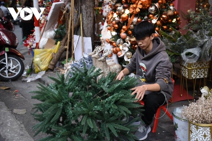 This year's offerings, such as trees, wreaths, golden bells, and snowmen, come in a wide variety and feature plenty of rich designs and vibrant colours.