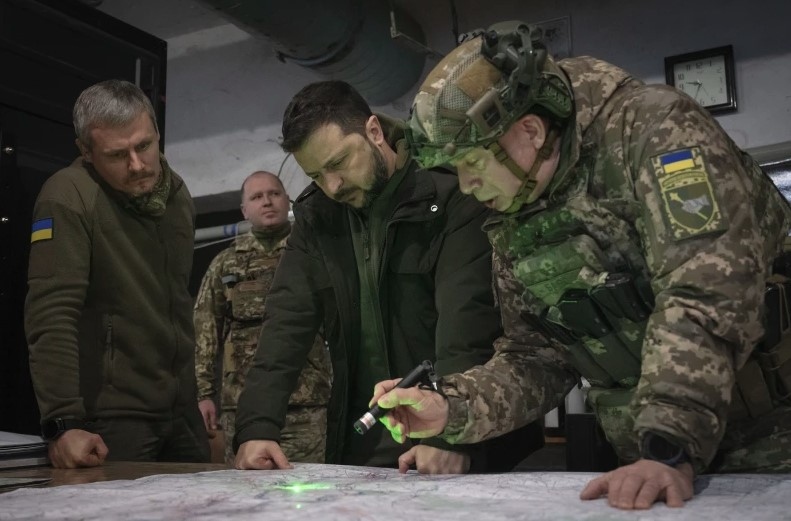 Tổng thổng Ukraine Volodymyr Zelensky. Ảnh: AP