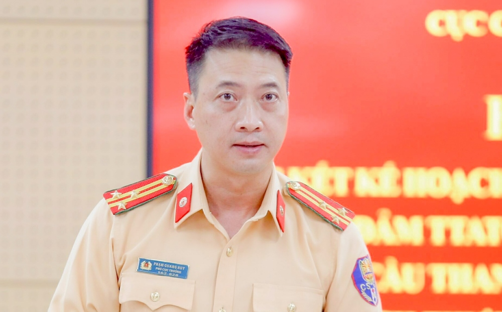 Phó Cục trưởng Cục CSGT Phạm Quang Huy
