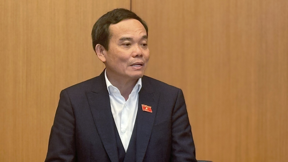 Phó Thủ tướng Trần Lưu Quang phát biểu tại tổ, sáng 16/1