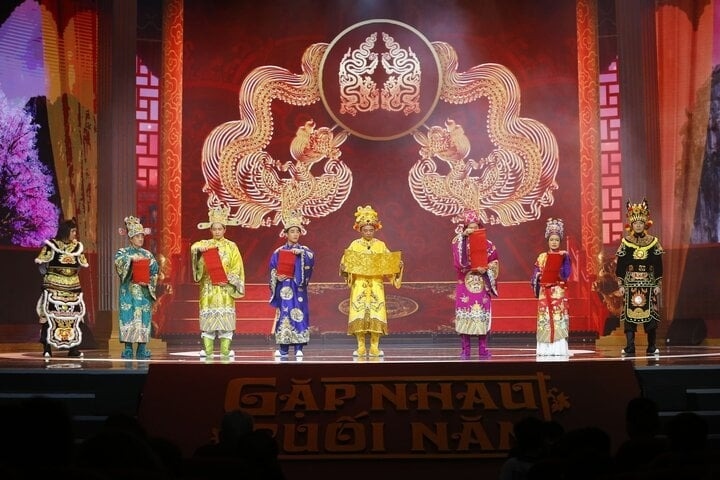 Táo quân 2024 gây bất ngờ cho khán giả khi có sự thay mới dàn Táo, chỉ có giữ lại duy nhất "Ngọc Hoàng" Quốc Khánh.