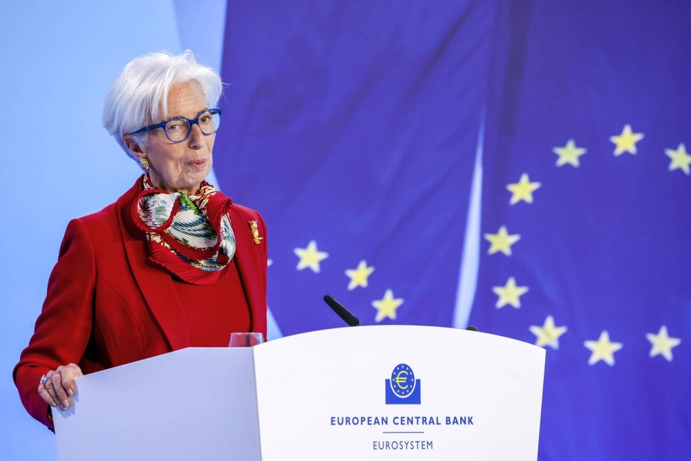 Chủ tịch Ngân hàng trung ương châu Âu (ECB) Christine Lagarde. (Ảnh: Reuters)