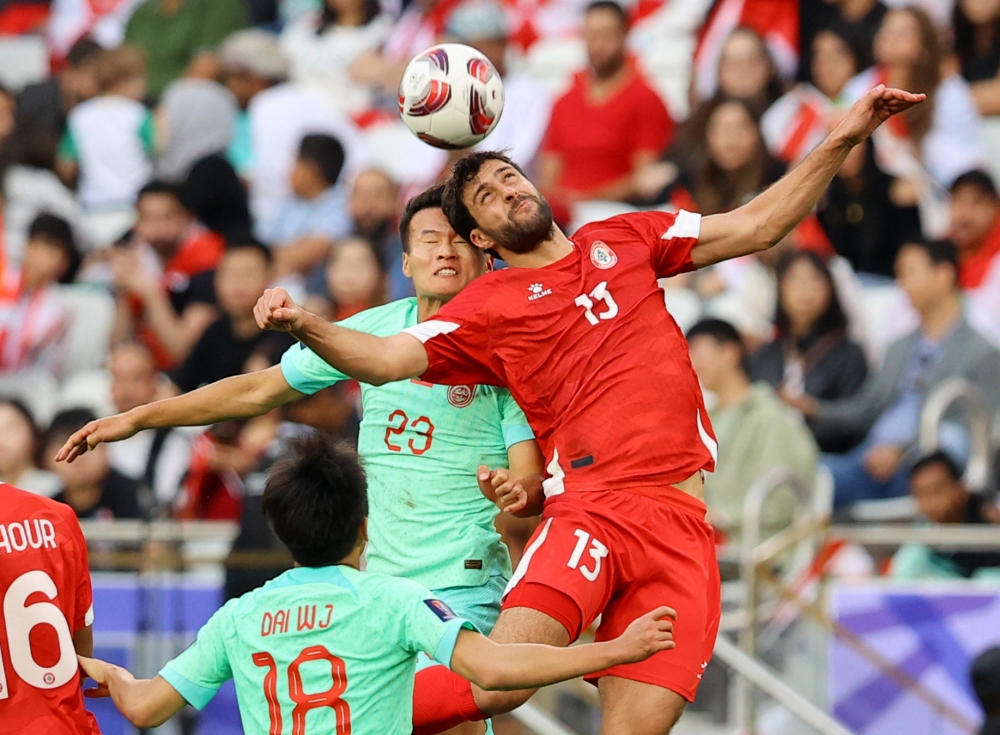 ĐT Lebanon và ĐT Trung Quốc hoà 0-0. (Ảnh: Reuters)