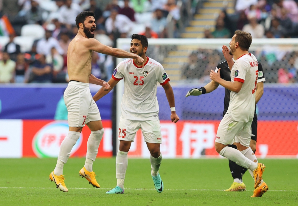 ĐT Syria thắng ĐT Ấn Độ 1-0. (Ảnh: Reuters)