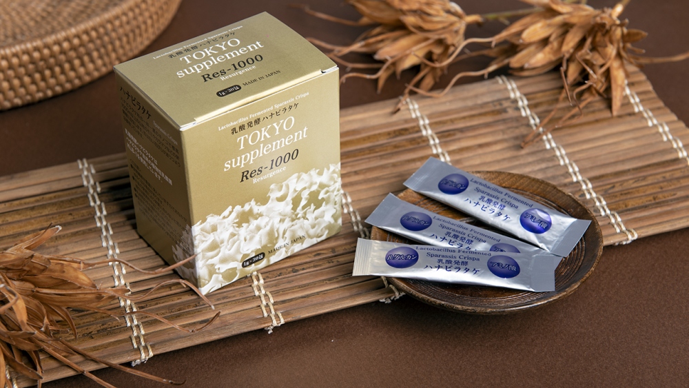 Tokyo Res 1000 có thành phần chính là Beta Glucan 1-3 47,6% được hoạt hóa bằng công nghệ KLB-1 từ nấm Hanabiratake.