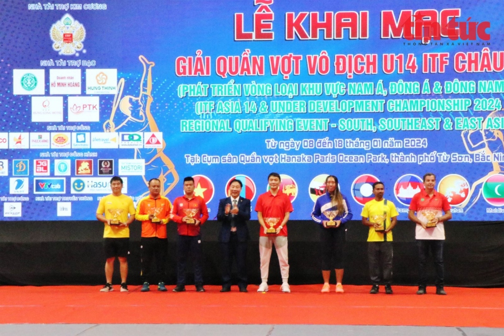 Hơn 70 VĐV và HLV đến từ 14 nước và vùng lãnh thổ châu Á sẽ tham dự giải đấu quan trọng của quần vợt trẻ.