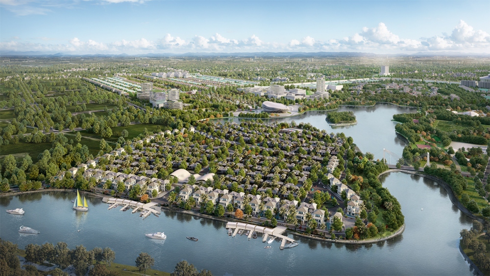 Tâm điểm dự án là 2 công viên hiện đại