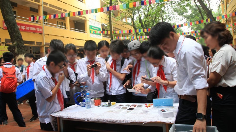 Một buổi tuyên truyền phòng chống ma túy dành cho học sinh