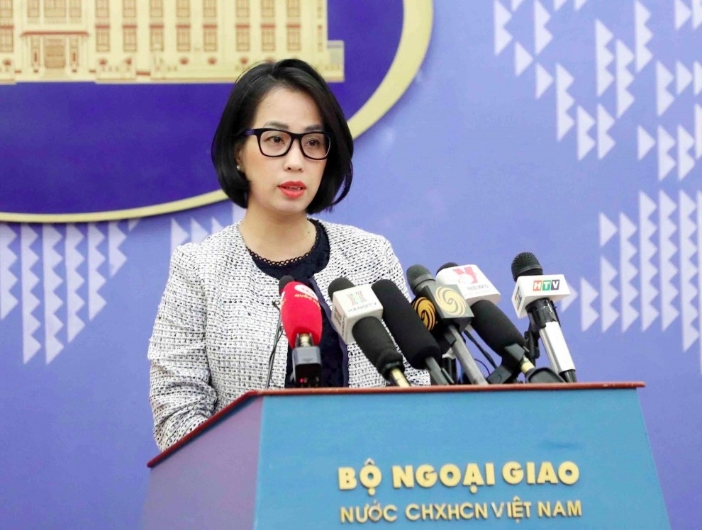 Người phát ngôn Bộ Ngoại giao Việt Nam Phạm Thu Hằng.