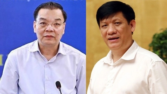 Hai ông Chu Ngọc Anh và Nguyễn Thanh Long
