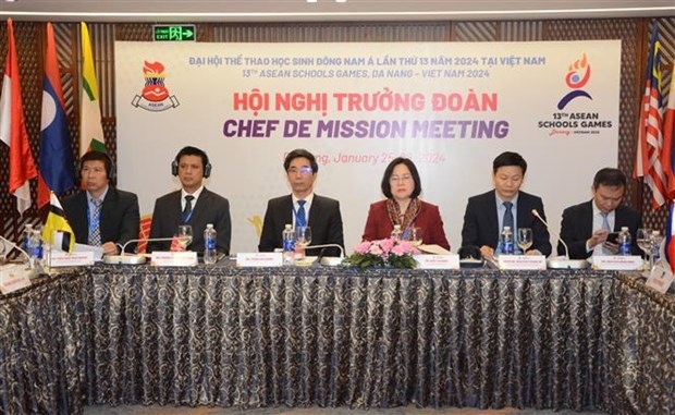 Delegates to Chef de Mission Meeting of the 13th ASEAN Schools Games