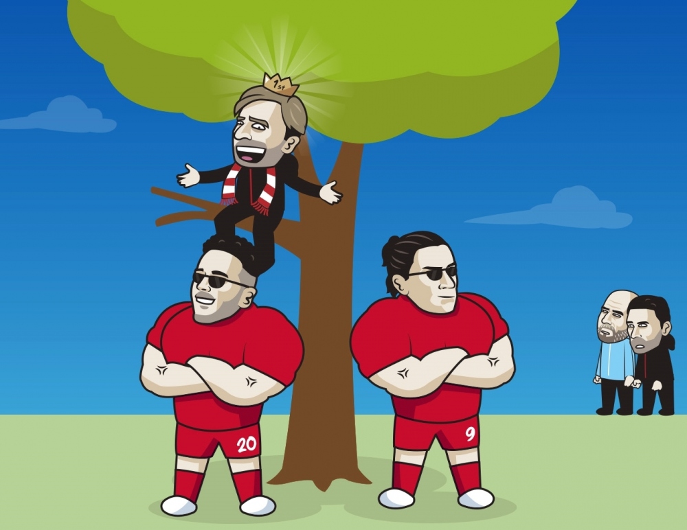 Liverpool củng cố vững chắc ngôi đầu Ngoại hạng Anh.