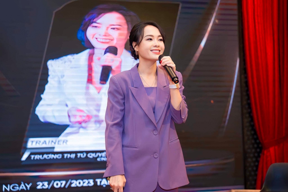 Chị Trương Thị Tú Quyên trên các sân khấu truyền cảm hứng
