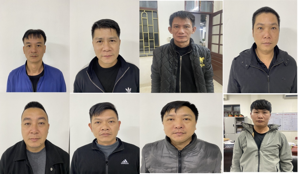 Các đối tượng bị khởi tố trong vụ án