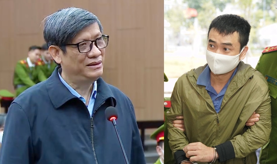 Bị cáo Nguyễn Thanh Long và Phan Quốc Việt