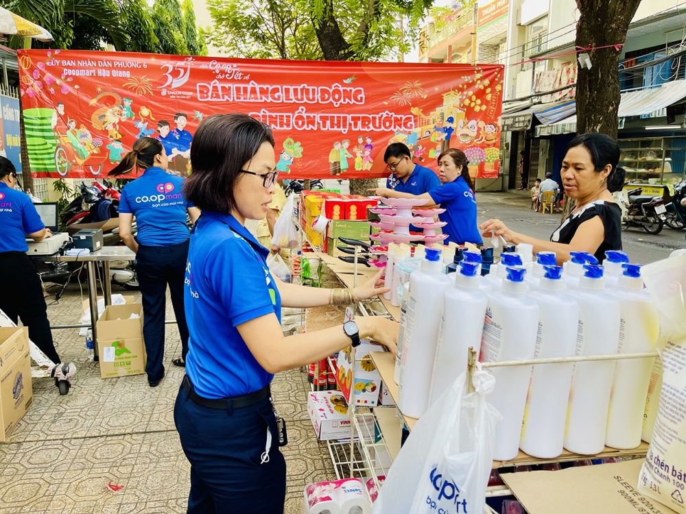 Co.opmart, Co.opXtra bán hàng lưu động phục vụ Tết