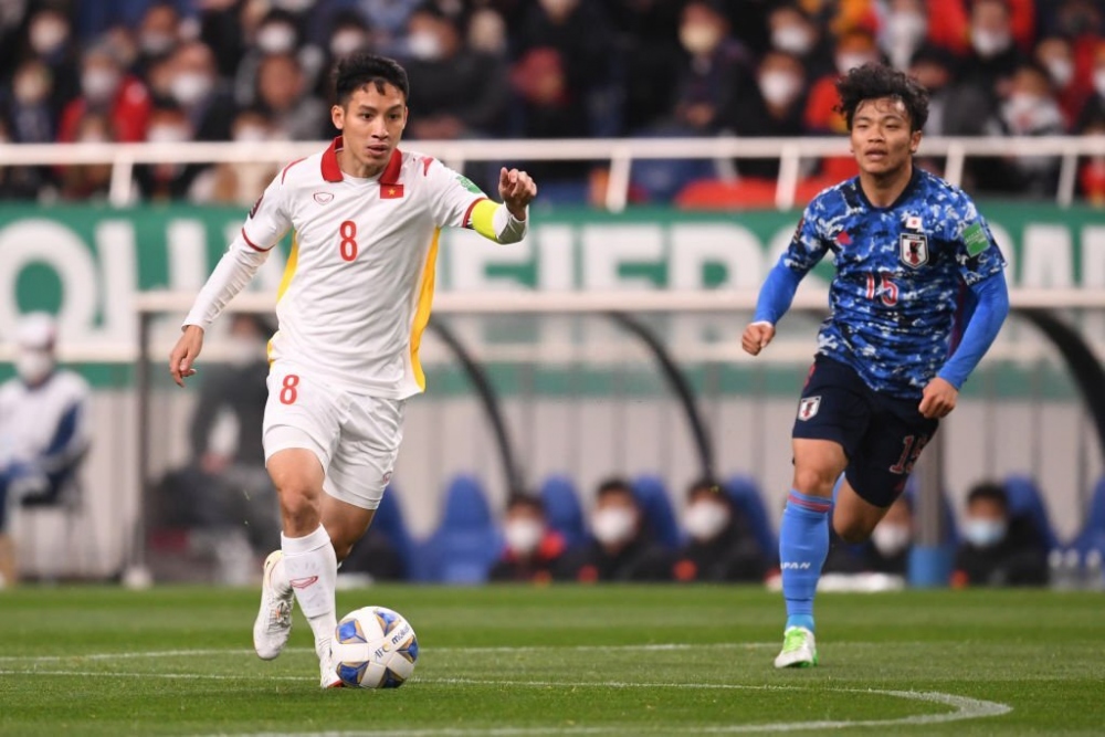 ĐT Việt Nam đã hoà ĐT Nhật Bản 1-1 trong trận đấu gần nhất giữa đôi bên. (Ảnh: Getty)