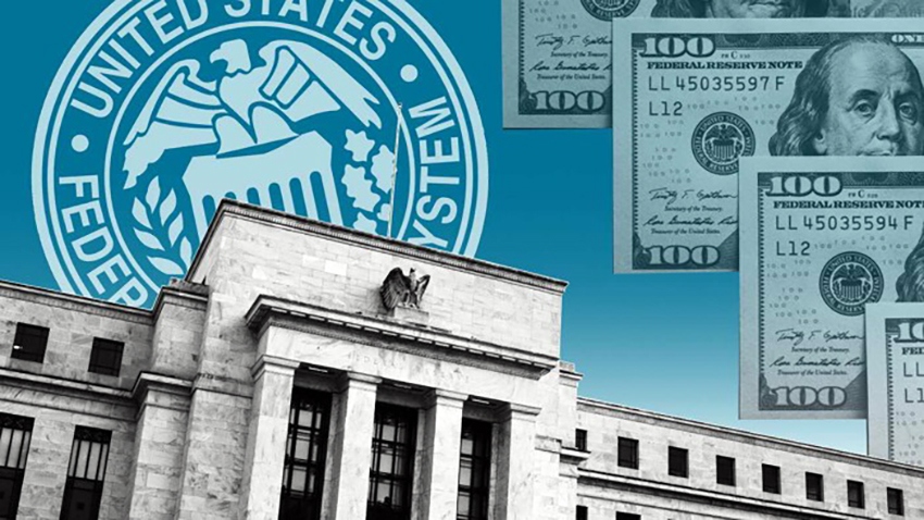 Cục Dự trữ Liên bang Mỹ (Fed) đã phát tín hiệu hạ lãi suất vào năm 2024, nhưng không tiết lộ nhiều thông tin liên quan - Ảnh minh hoạ: FT