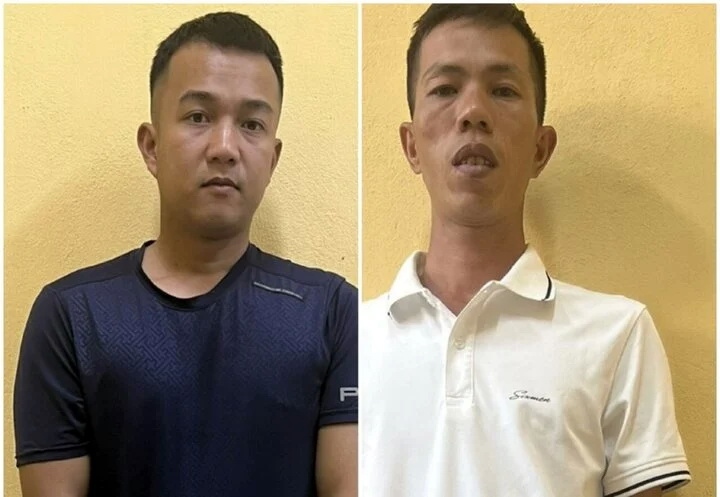 Hai bị can cầm súng xông vào cướp ngân hàng ở tỉnh Quảng Nam.