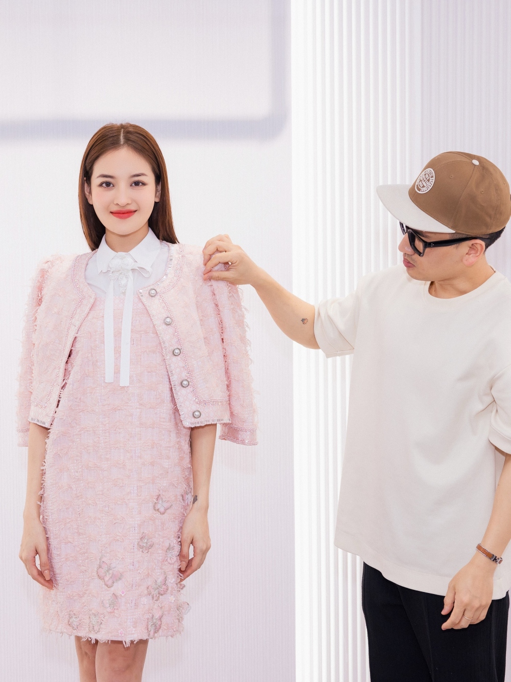 Diễn viên Thùy Anh và NTK Hà Duy
