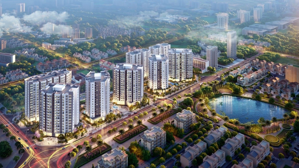 Toàn cảnh dự án Le Grand Jardin (Sài Đồng, Long Biên)