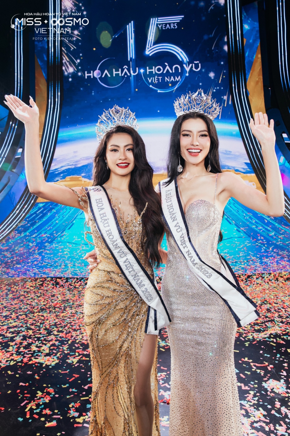 The first-and-second-placed winners of Miss Cosmo Vietnam 2023, along with receiving cash prizes of VND300 million and VND150 million, respectively, will have the chance to represent the country at different international beauty pageants.