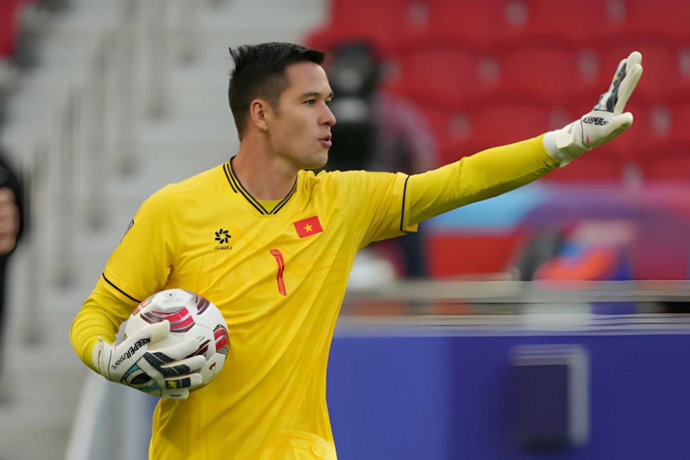 Nguyễn Filip thể hiện tốt trong khung thành ĐT Việt Nam ở Asian Cup 2023. (Ảnh: Getty)