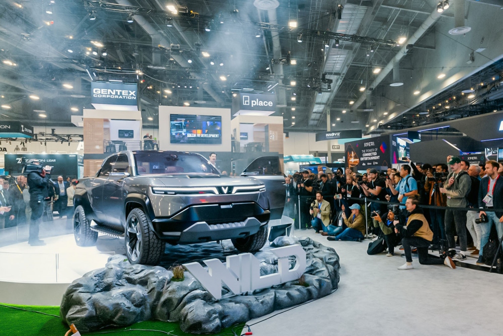 Lễ giới thiệu mẫu xe ý tưởng hoàn toàn mới - VF Wild của VinFast tại CES 2024