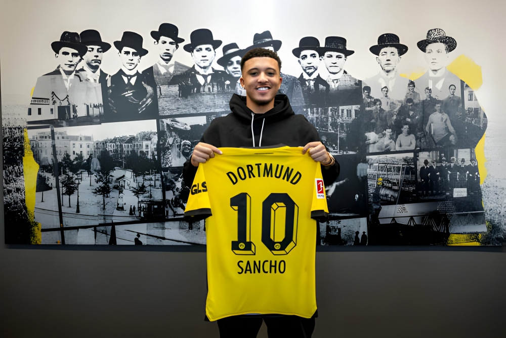 Sancho rời MU trở lại Dortmund theo dạng cho mượn. (Ảnh: Getty). 