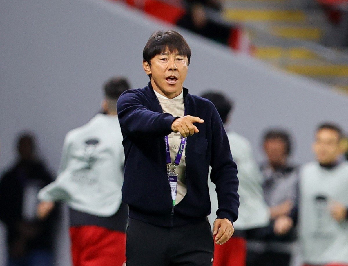 HLV Shin Tae Yong của ĐT Indonesia. (Ảnh: Reuters)