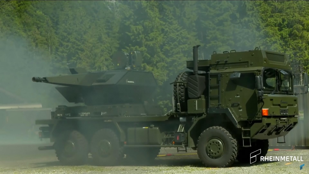 Hệ thống phòng không Skynex. Ảnh: Rheinmetall