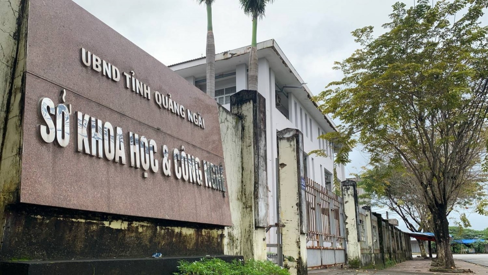 Sở Khoa học và Công nghệ tỉnh Quảng Ngãi, nơi ông Thành làm Giám đốc