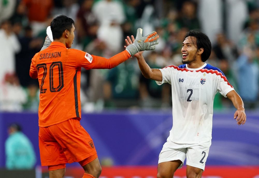Thái Lan duy trì thành tích bất bại ở Asian Cup 2023 (Ảnh: Reuters).