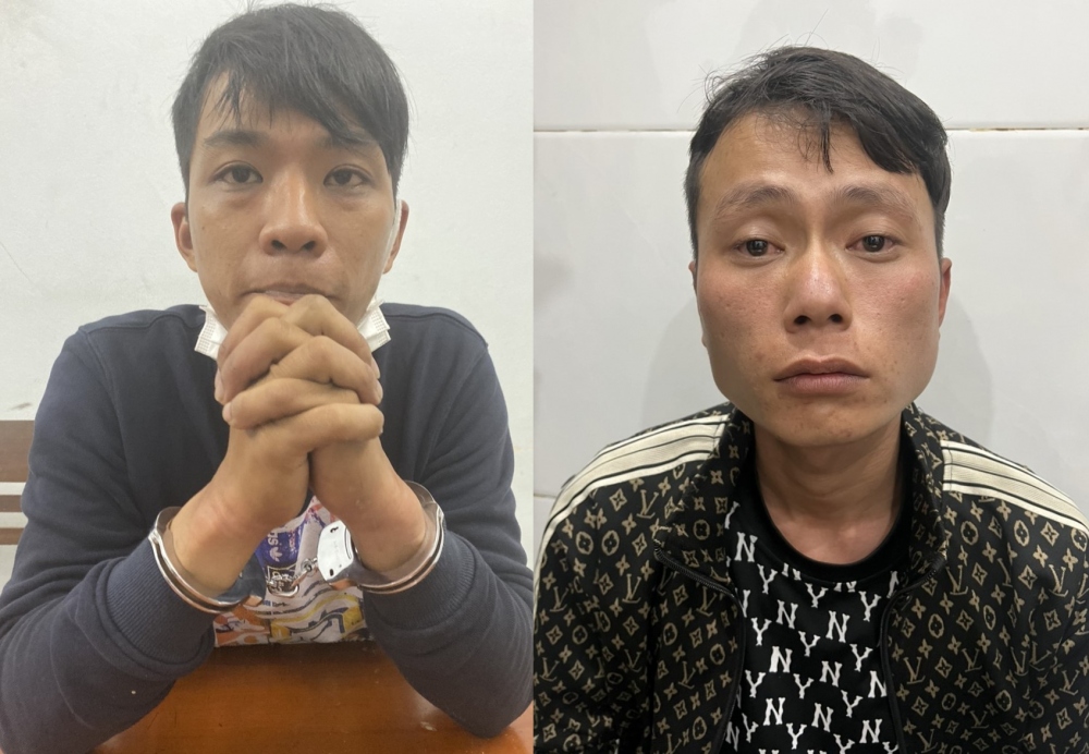 Trần Văn Tấn (trái) và Hồ Văn Mẫn